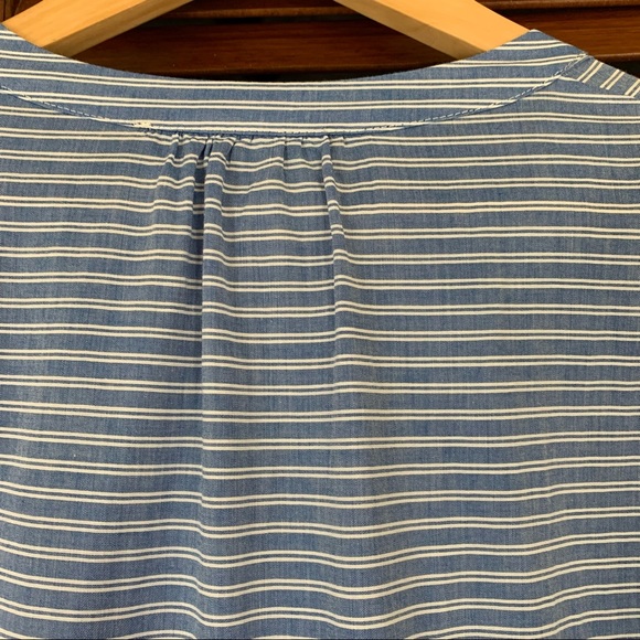 HALLHUBER Blue Striped Tent Dress S - Picture 15 of 16